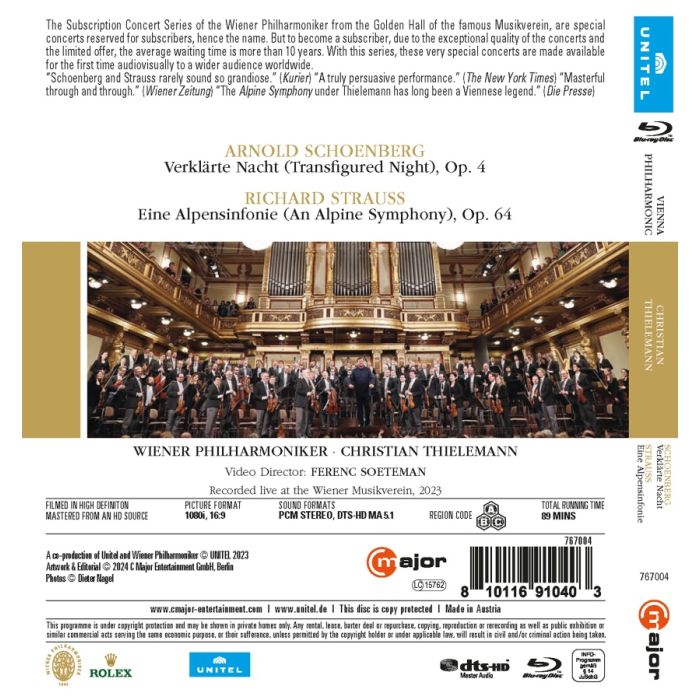 Schoenberg: Verklärte Nacht; Strauss: Eine Alpensinfonie (BD) - slide-1