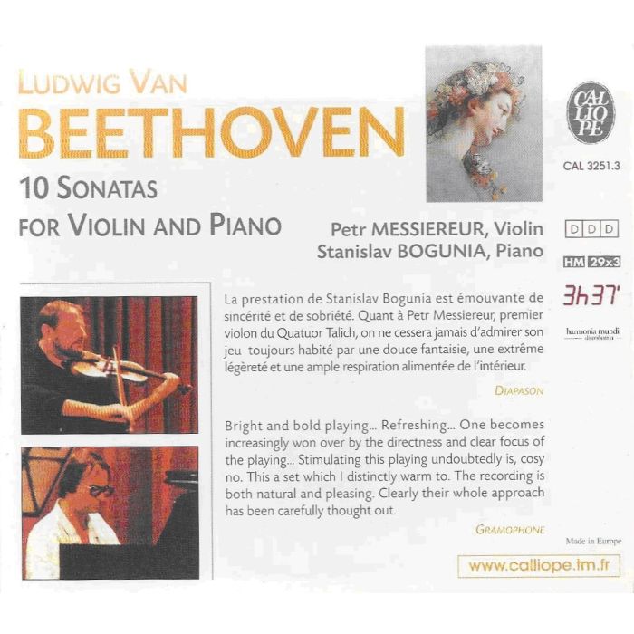 Beethoven: 10 Sonatas for Violin and Piano - slide-1