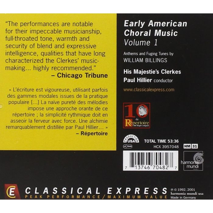 Early American Choral Music vol. 1 - slide-1
