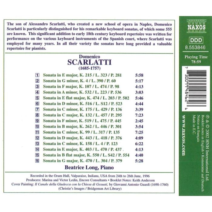 SCARLATTI: Complete Keyboard Sonatas, Vol. 4 - slide-1