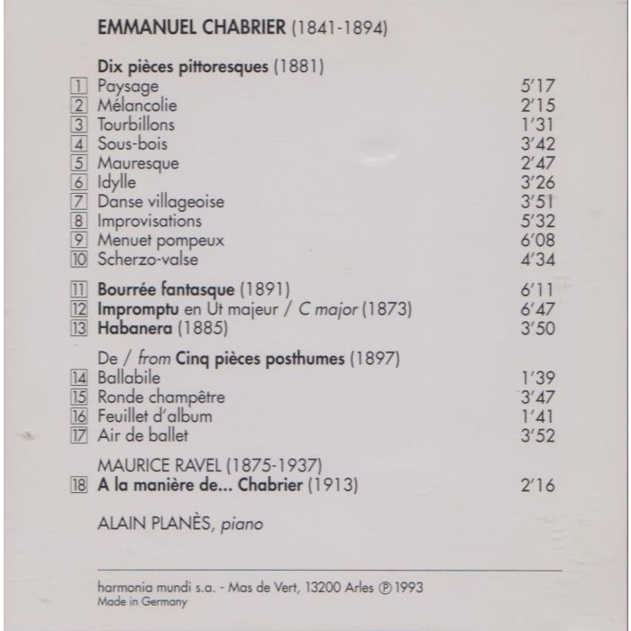 Chabrier: Oeuvres pour piano - slide-1