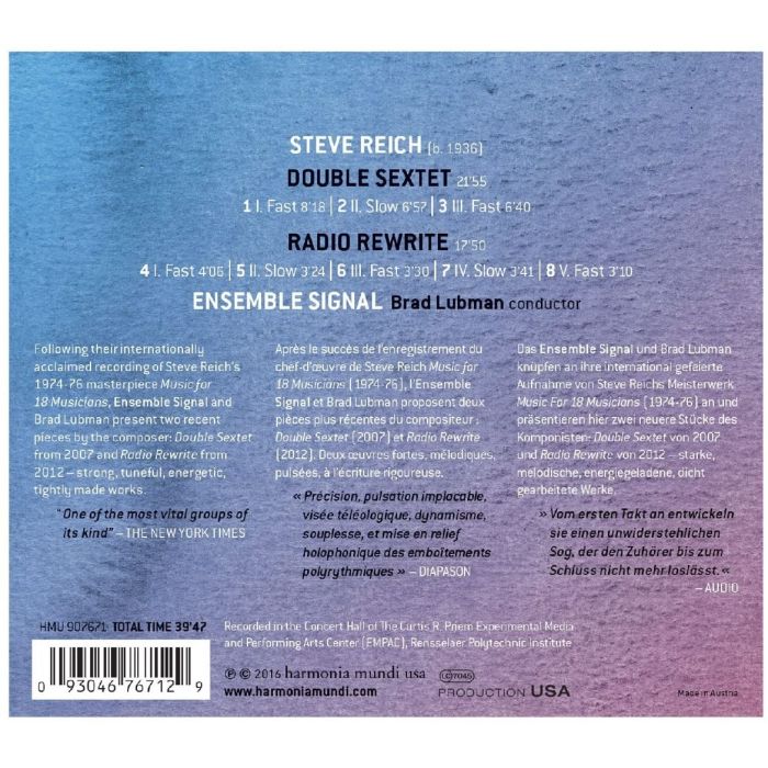 Reich: Double Sextet - slide-1