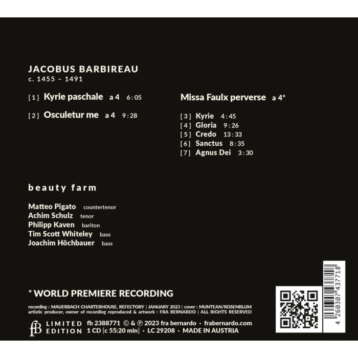 Barbireau: Mass & Motets - slide-1