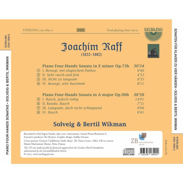 Raff: Piano Four-Hands Sonatas - slide-1