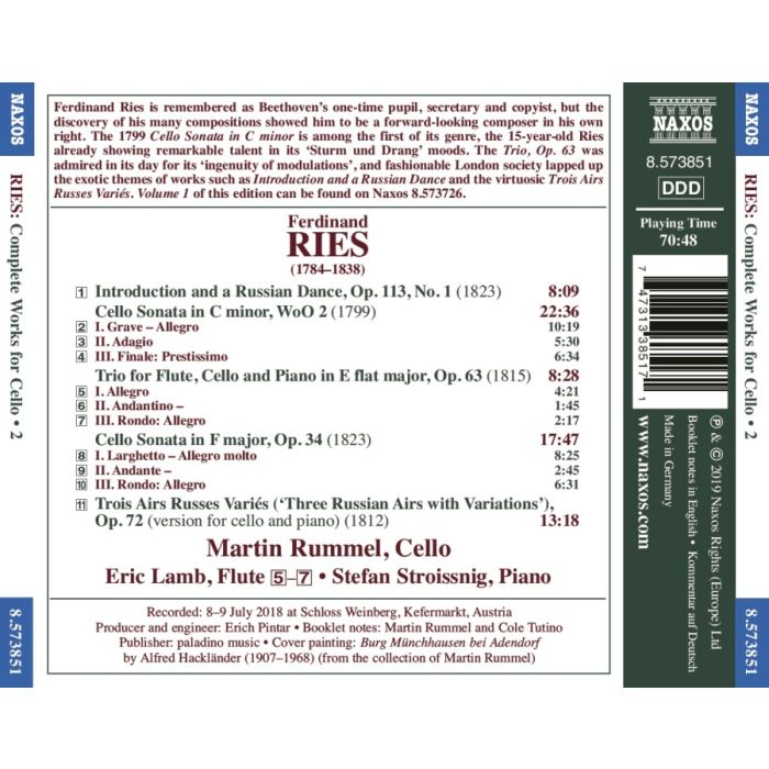 Ries: Complete Works for Cello Vol. 2 - slide-1