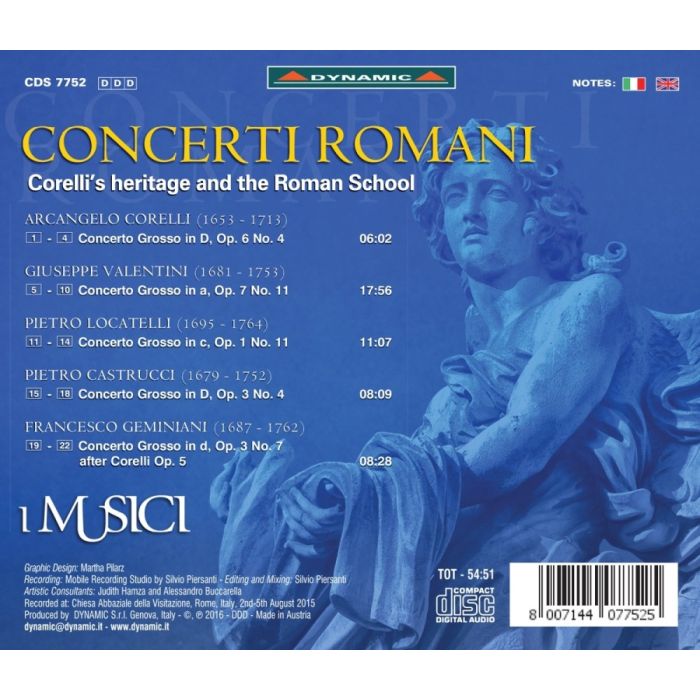 Concerti Romani - Corelli; Valentini; Locatelli; Castrucci; Geminiani - slide-1