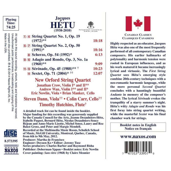 Hétu: Complete Chamber Works for Strings - slide-1