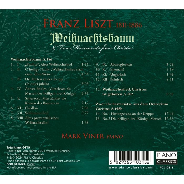 Liszt: Weihnachtsbaum - slide-1