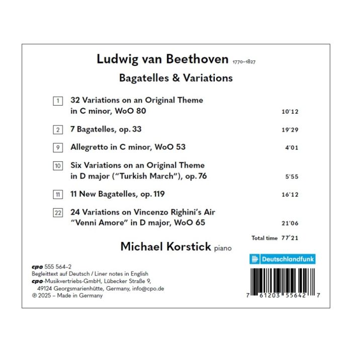 Beethoven: Bagatelles & Variations - slide-1