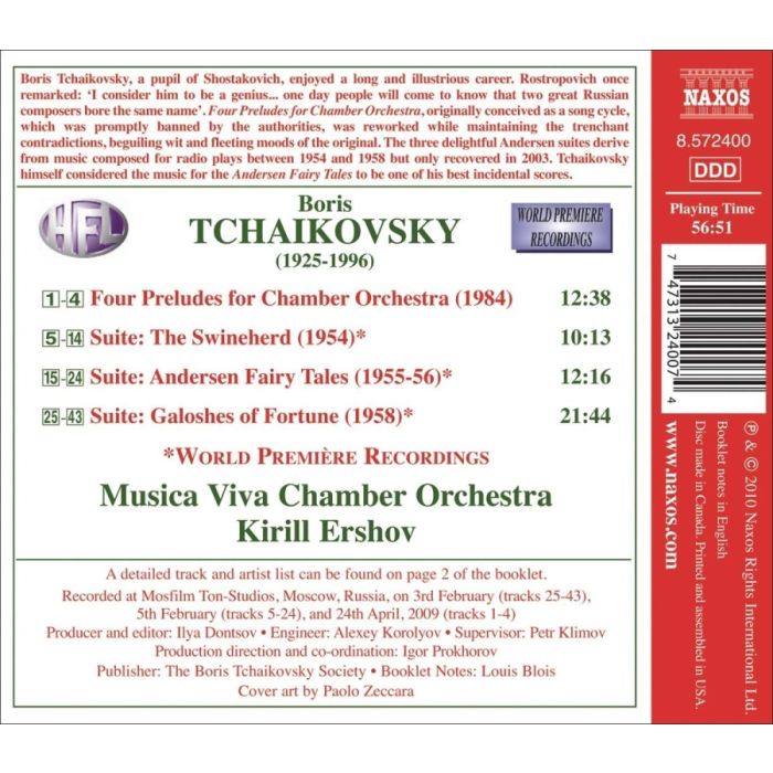 TCHAIKOVSKY B: Andersen Fairy Tales - slide-1