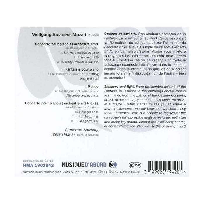 Mozart: Concertos pour piano nos. 21 & 24 - slide-1