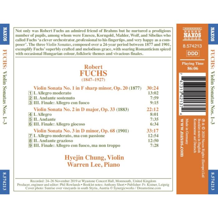 Fuchs: Violin Sonatas Nos. 1 - 3 - slide-1