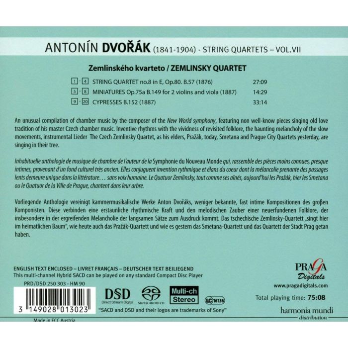 Dvorak: String Quartet no. 8 - slide-1