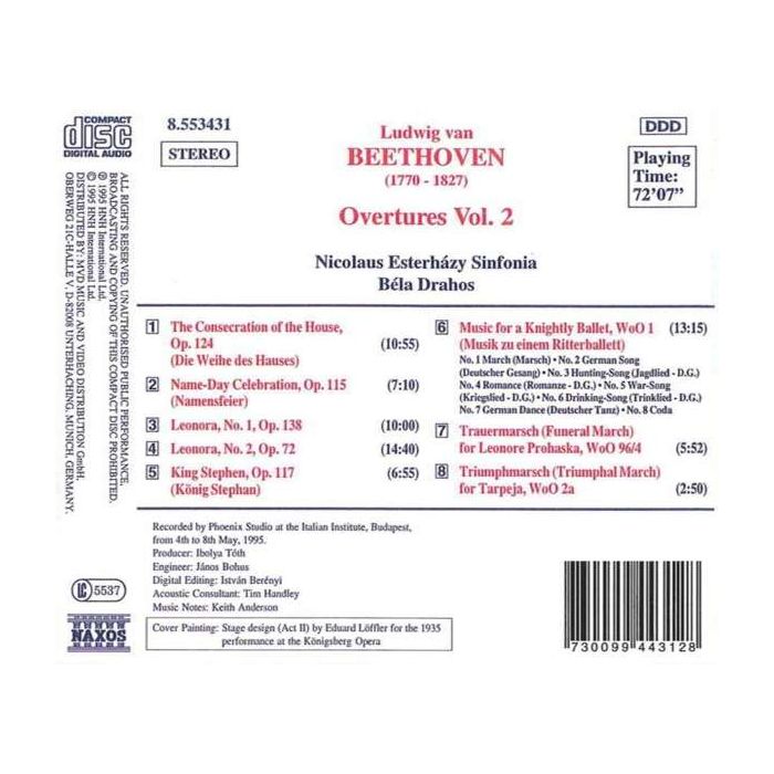 BEETHOVEN: Overtures vol. 2 - slide-1