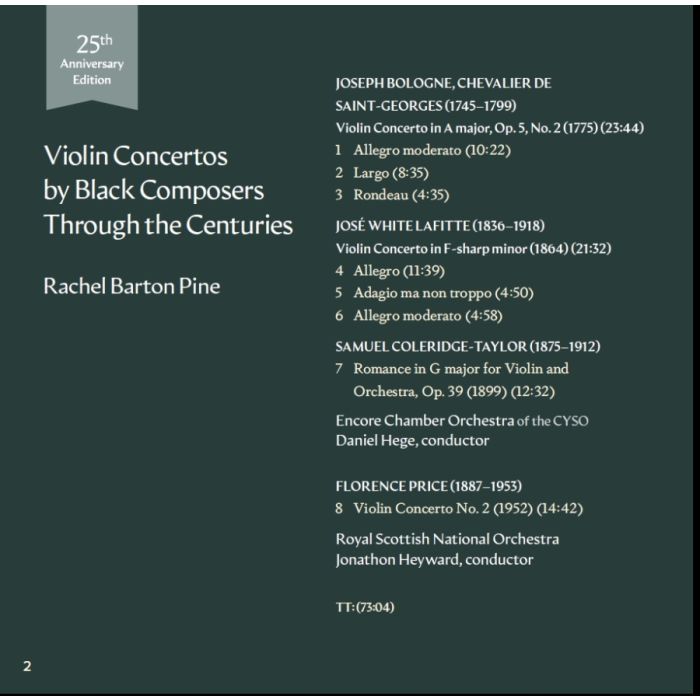 Violin Concertos by Black Composers - slide-1