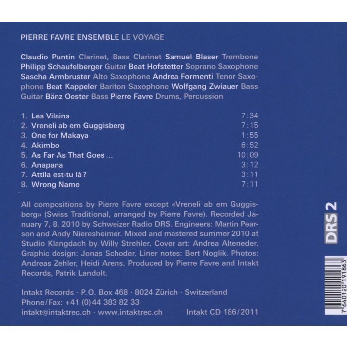 Pierre Favre Ensemble: Le Voyage - slide-1