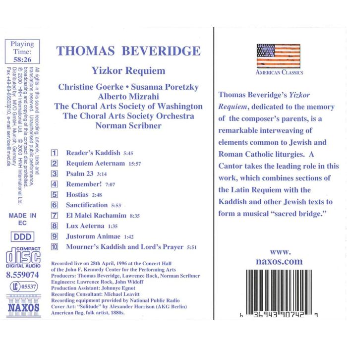 BEVERIDGE: Yizkor Requiem - slide-1
