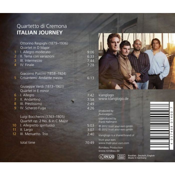 Italian Journey - Verdi, Boccherini, Puccini, Respighi - slide-1
