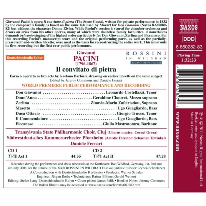 Pacini: Il convitato di pietra (world premiere recording) - slide-1