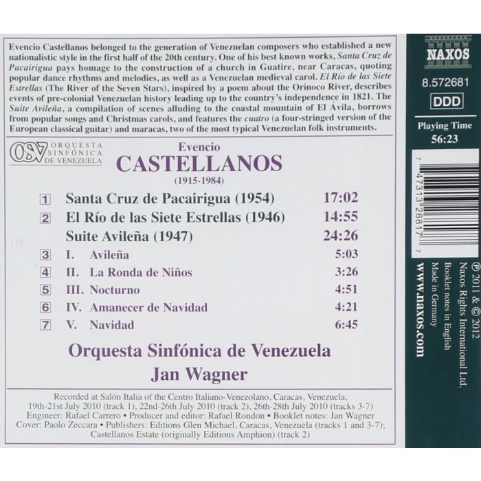 Castellanos: Santa Cruz de Pacairigua, El Río de las Siete Estrellas, Suite Avileña - slide-1