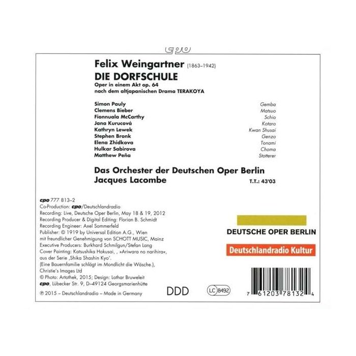 Weingartner: Die Dorfschule, Opera in one act op. 64 - slide-1