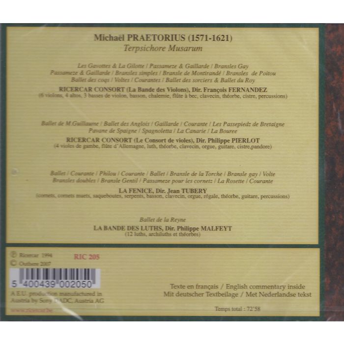 Praetorius: Terpsichore Musarum - slide-1