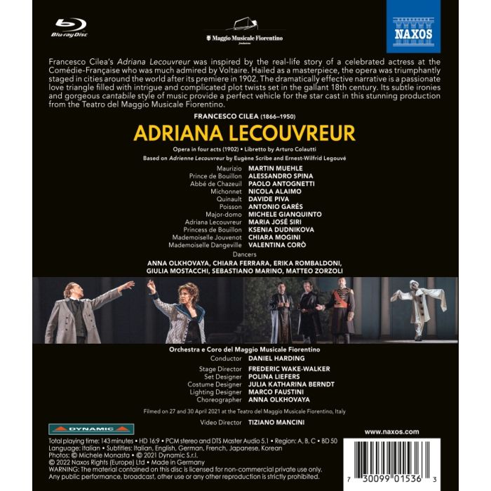 Cilea: Adriana Lecouvreur - slide-1