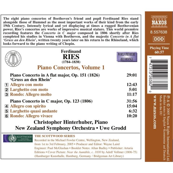 RIES: Piano Concertos Vol. 1 - slide-1