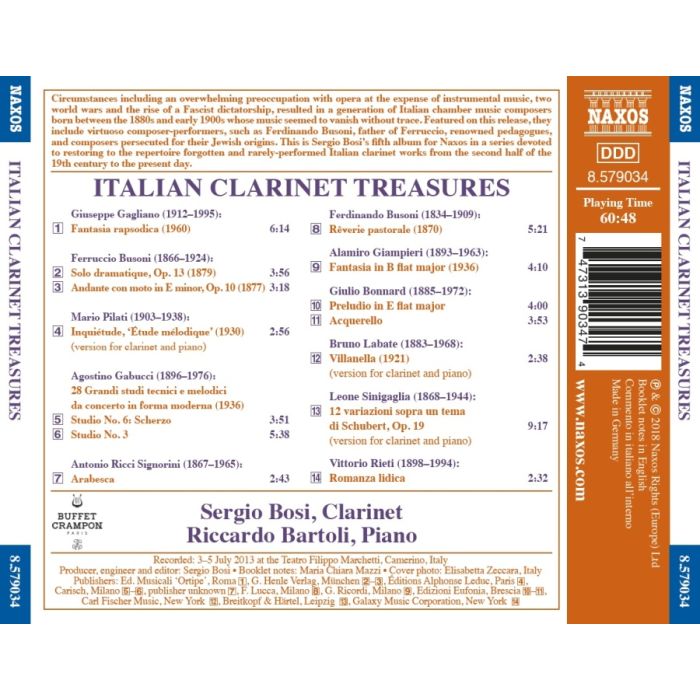 Italian Clarinet Treasures - slide-1