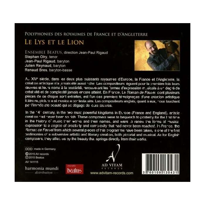 Le lys et le lion, polifonia francuska i angielska XIV w. - slide-1