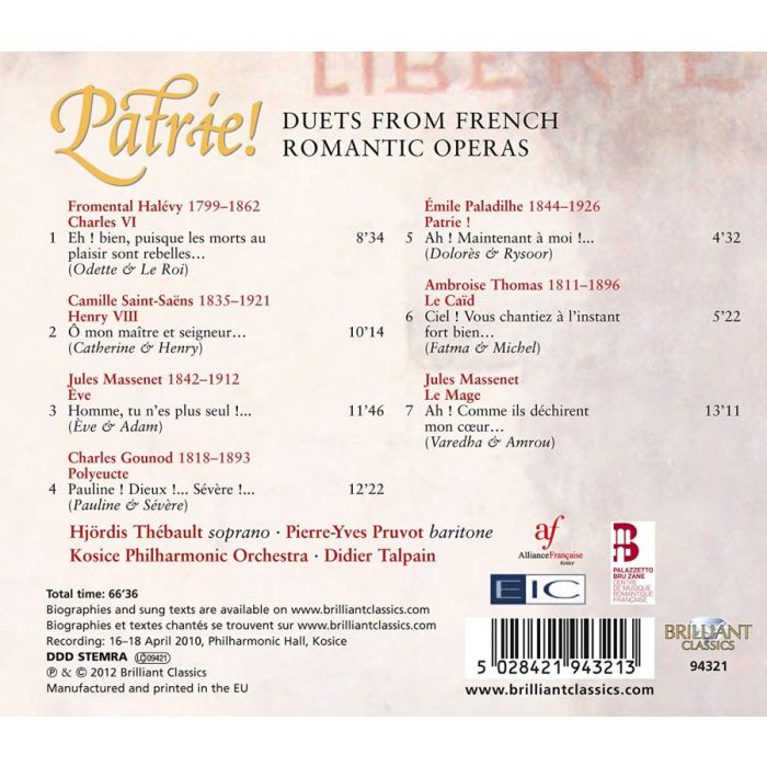Patrie! Duets from French Romantic Operas - slide-1