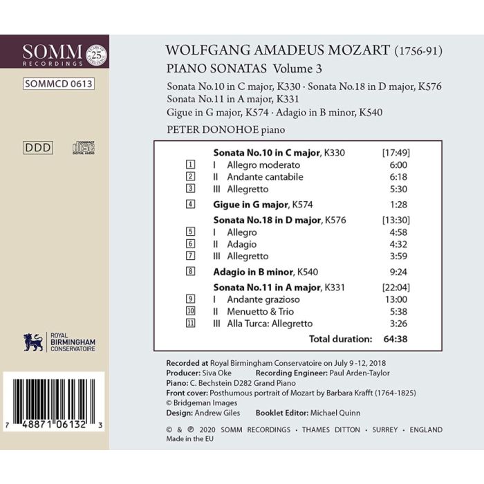 Mozart: Piano Sonatas Vol. 3 - slide-1