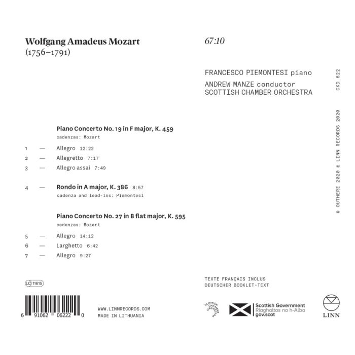 Mozart: Piano Concertos Nos. 19 & 27 - slide-1