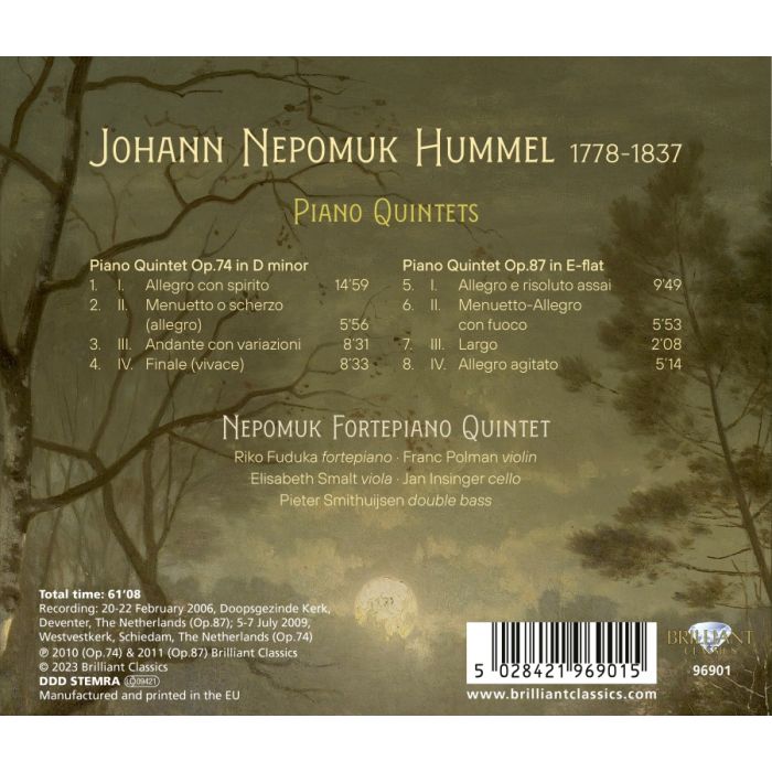 Hummel: Piano Quintets Op. 74 & 87 - slide-1