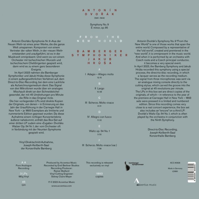Dvorak: Symphony No. 9 