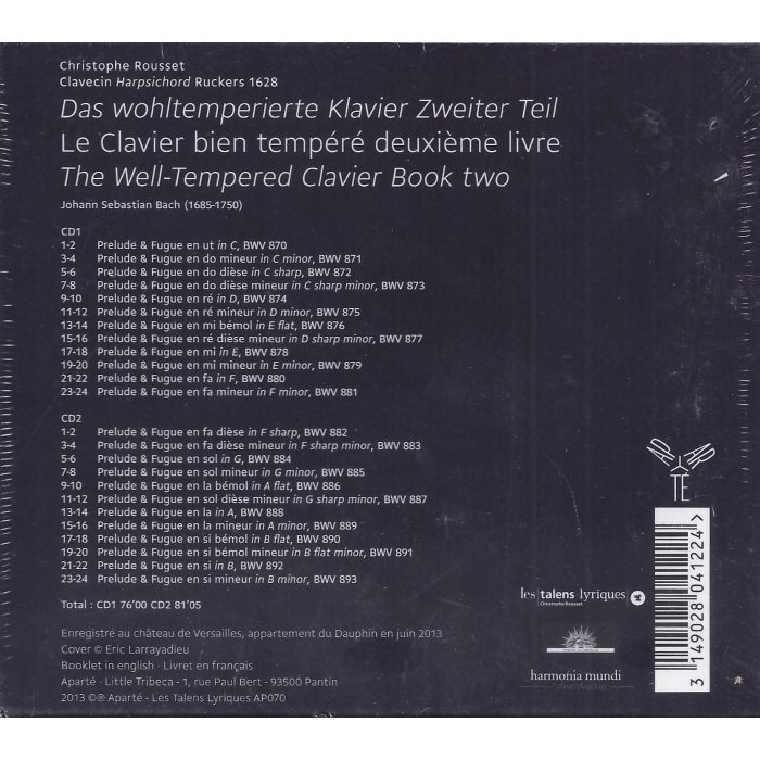 Bach: Das Wohltemperierte Klavier, 2 Teil - slide-1