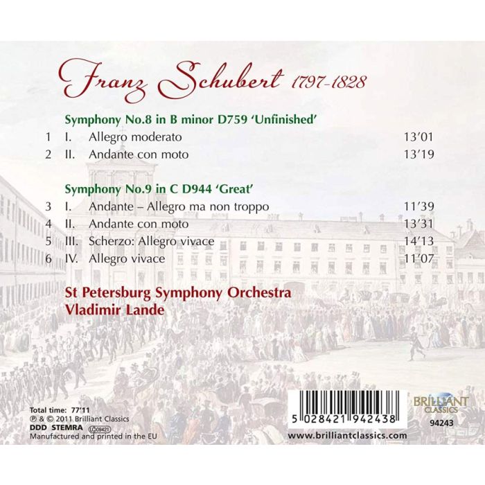 Schubert: Symphonies 8 & 9 - slide-1