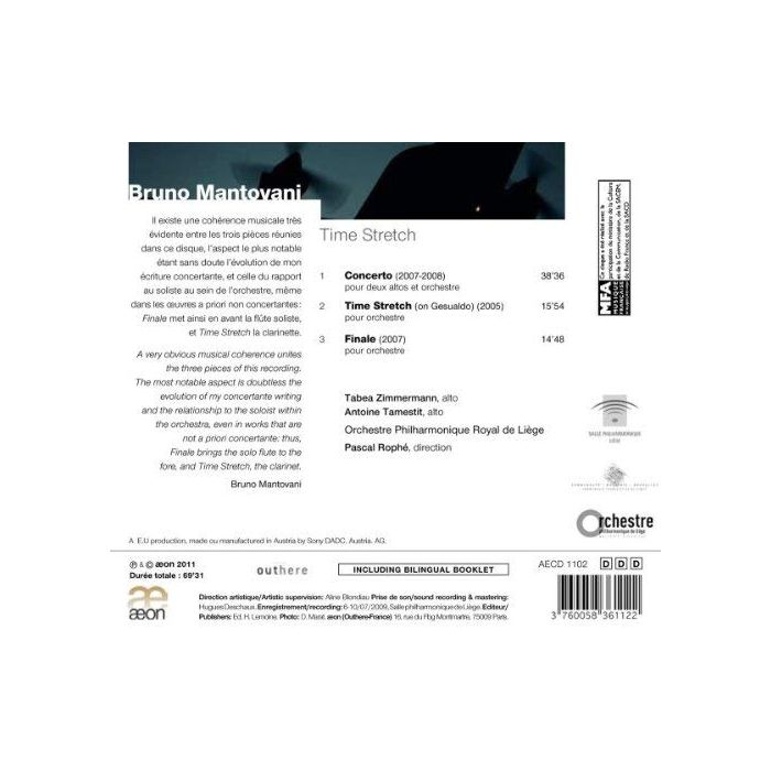 Mantovani: Concerto pour deux altos, Time Stretch - slide-1