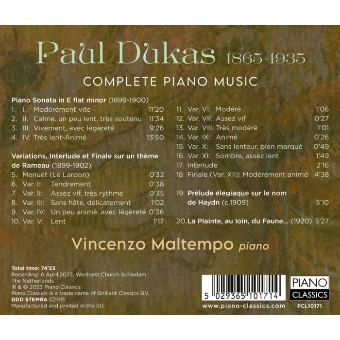 Dukas: Complete Piano Music - slide-1