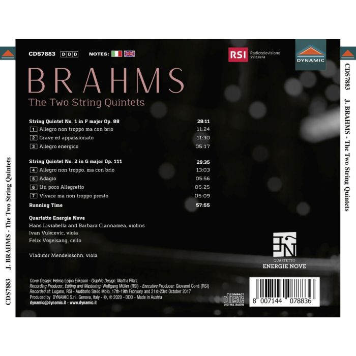 Brahms: The Two String Quintets - slide-1