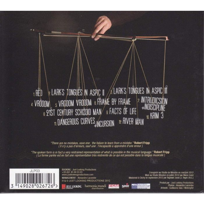 Médéric Collignon: A la recherche du Roi Frippe: Tribute to King Crimson - slide-1