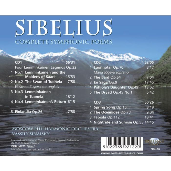 Sibelius: Complete Symphonic Poems - slide-1