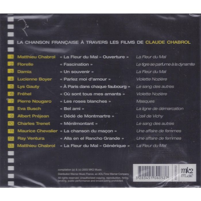 La Chanson Francaise A Travers Les Films De Claude Chabrol - slide-1