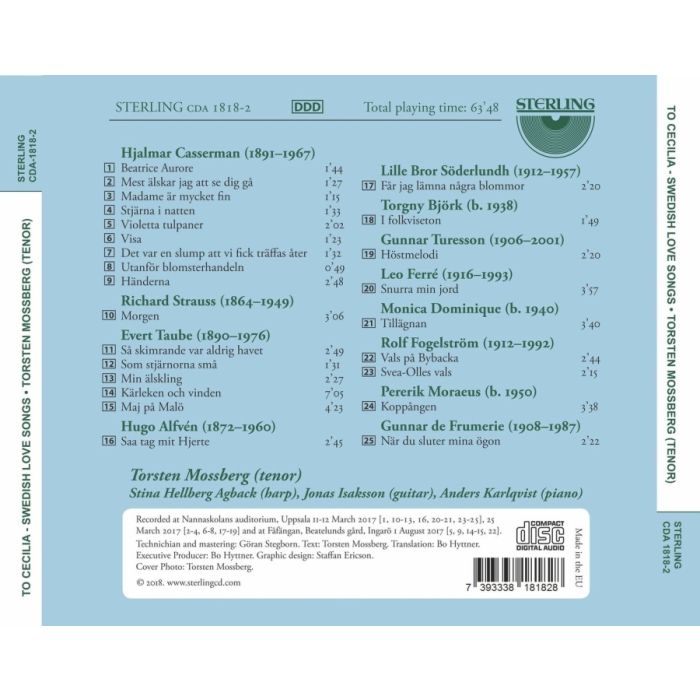 To Cecilia - Swedish Love Songs - slide-1