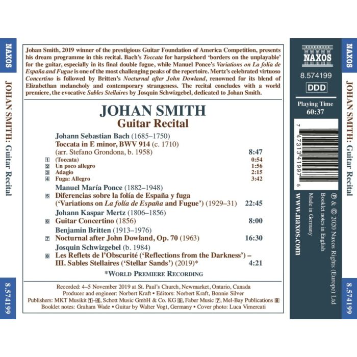 Guitar Laureate Recital Johan Smith - slide-1
