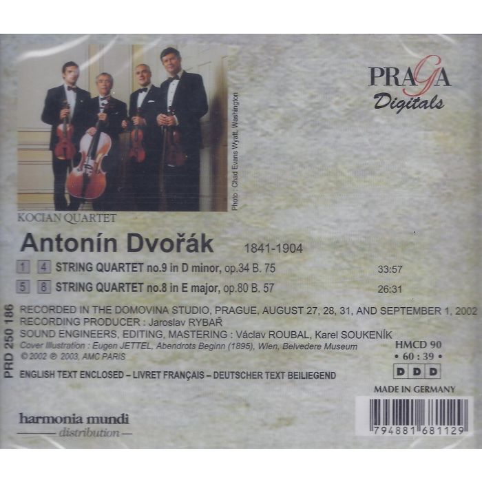 Dvorak: String Quartets op. 34, 80 - slide-1