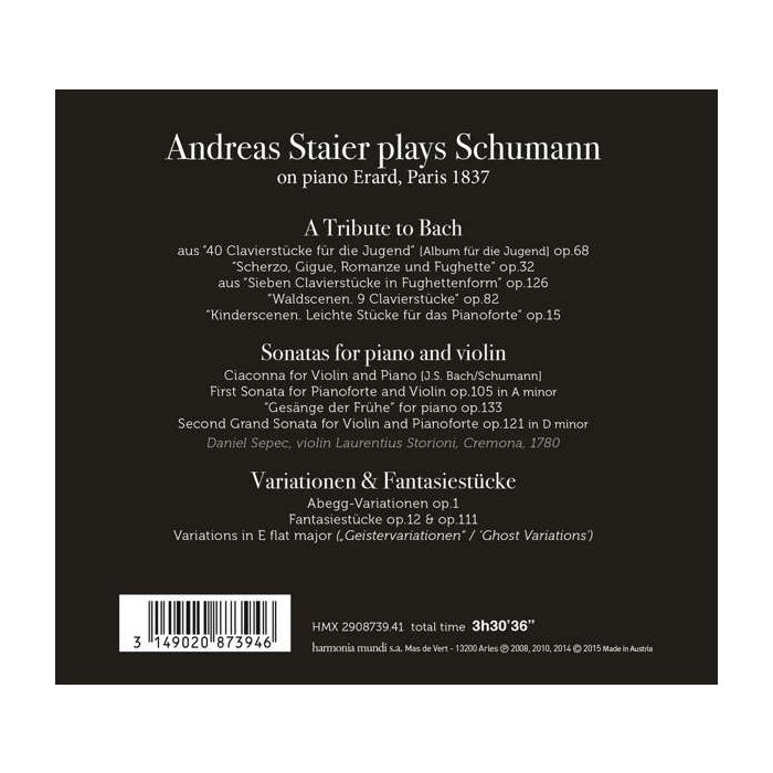 Schumann :Andreas Staier plays Schumann on period piano - slide-1