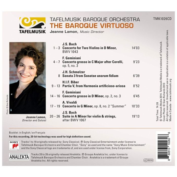 The Baroque Virtuoso – Bach, Vivaldi, Biber, Schmelzer, Geminiani, - slide-1
