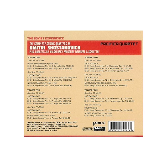 Shostakovich: Complete String Quartets + Miaskovsky, Prokofiev, Weinberg, Schnittke - slide-1