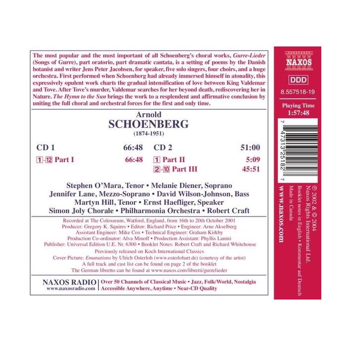 SCHOENBERG: Gurre-Lieder - slide-1